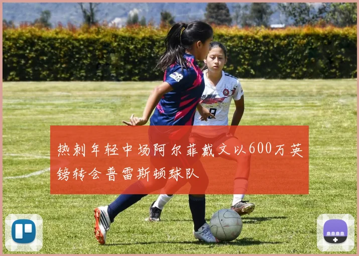 热刺年轻中场阿尔菲戴文以600万英镑转会普雷斯顿球队